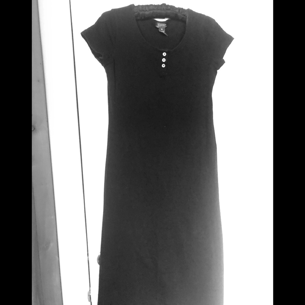 Ralph Lauren Black Short Sleeve Dress